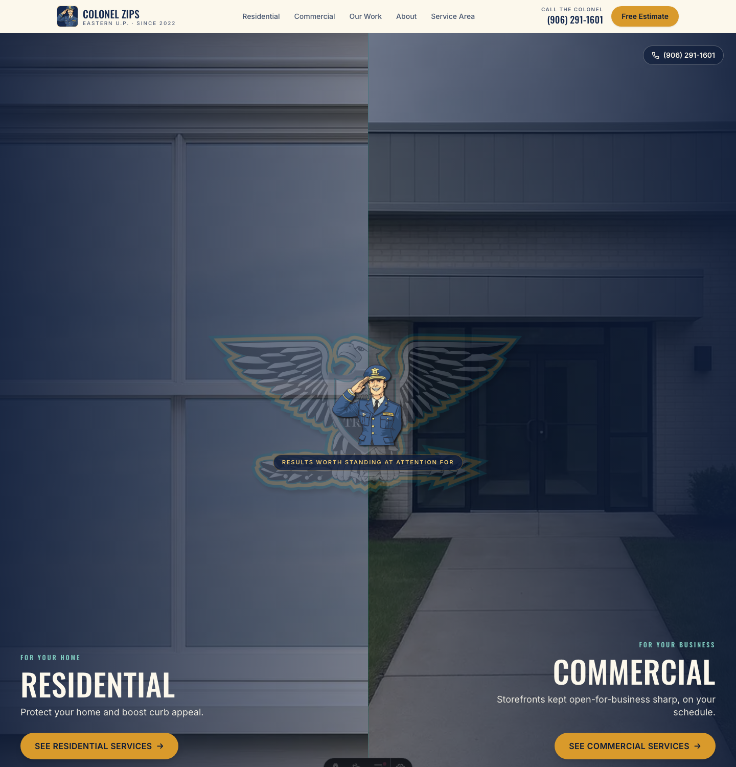 The Split design preview