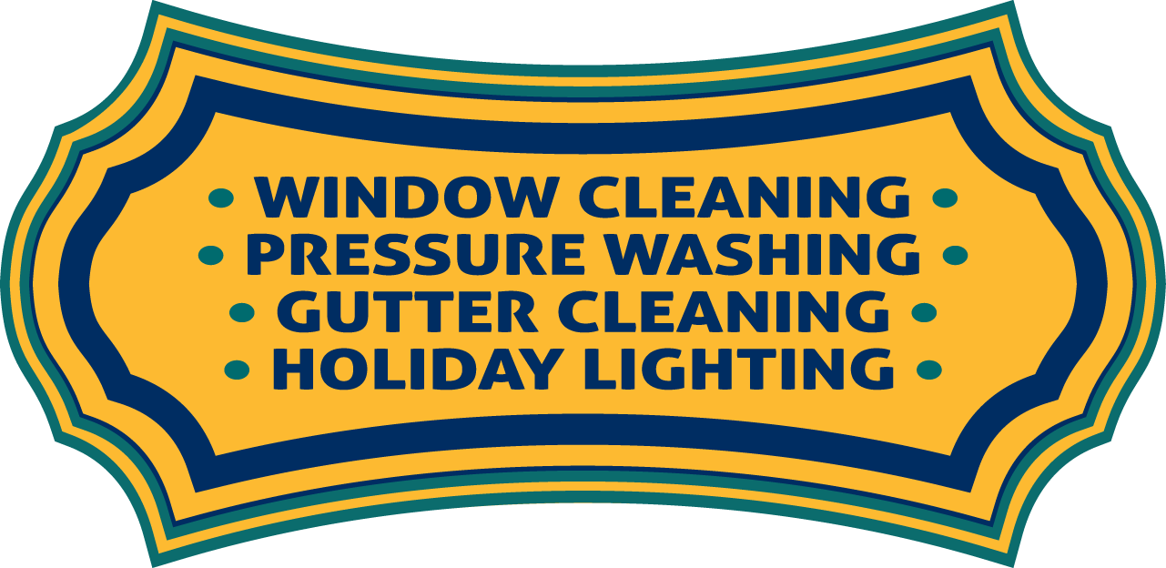 Colonel Zips services: window cleaning, pressure washing, gutter cleaning, holiday lighting